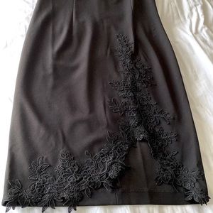 Black lace Ivanka Trump dress